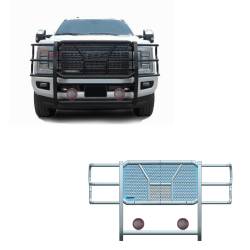 Black Horse Off Road - Black Horse RU-FOF217-B-PLFR HD Grille Guard w/5.3" LED F250/F350/F450/550 SD - Image 1