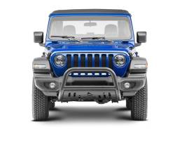 Black Horse Off Road - Black Horse BBJPWR18A-SP Black Bull Bar for 18-25 Jeep Wrangler JL & Gladiator - Image 1