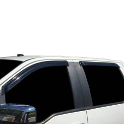 Black Horse Off Road - Black Horse 140640 Rain Guard/Deflectors 04-08 Ford F150 Extended Cab 4Pc - Image 2