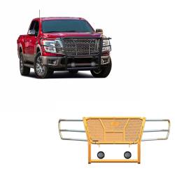 Black Horse Off Road - Black Horse RU-NITI17-B-PLFB HD Grille Guard w/5.3" LED's for 17-24 Nissan Titan - Image 1