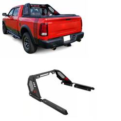 Black Horse Off Road - Black Horse VIRB02B Black Roll Bar for Silverado/Sierra/Ram 1500/F150/Tundra - Image 1