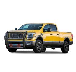 Black Horse Off Road - Black Horse RU-NIXD16-B-PLR Black HD Guard 7.0" LED for 17-24 Nissan Titan XD - Image 2