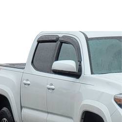Black Horse Off Road - Black Horse 141648 Tape-On Rain Guard/Deflectors for 16-23 Tacoma Crew 4PC - Image 2