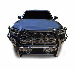 Black Horse Off Road - Black Horse RU-TOTA16-B-PLB HD Grille Guard w/7.0" LED's for 16-23 Toyota Tacoma - Image 2
