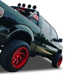Black Horse Off Road - Black Horse RB001BK-PLR Classic Roll Bar w/Flood Lights for Ram/Silverado/F150 - Image 1