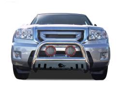 Black Horse Off Road - Black Horse BBH1409-SP-PLFR SS Bull Bar w/5.3" LED's for 09-15 Honda Pilot - Image 1