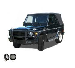 Black Horse Off Road - Black Horse PGBZA008A-PLFB Grille Guard w/5.3" LED's for G55 AMG/G500 - Image 2
