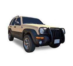 Black Horse Off Road - Black Horse 17EH26MA Black Grille Guard for 02-07 Jeep Liberty - Image 2