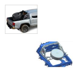 Black Horse Off Road - Black Horse STC01 Stark Tire Carrier for 14-24 Sierra/Silverado/F150/Tundra - Image 1