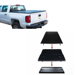 Black Horse Off Road - Black Horse HTF-GM14 Hard Tonneau Cover Black for 19-23 Sierra/Silverado 1500 - Image 1