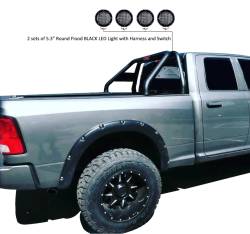 Black Horse Off Road - Black Horse RB015BK-PLFB Classic Roll Bar w/5.3" LED's Ford F250/F350/F450 SD - Image 2