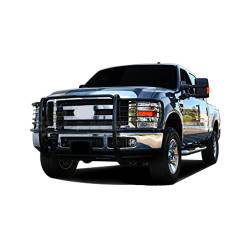 Black Horse Off Road - Black Horse 17GT26MA Black Grille Guard for Silverado 2500HD/3500 - Image 2