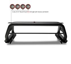 Black Horse Off Road - Black Horse RB08BK-PLFR Classic Roll Bar w/5.3" LED's for 19-24 Ford Ranger - Image 2