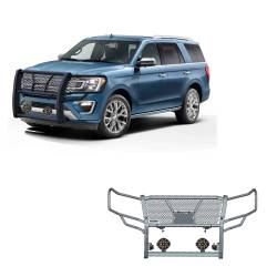 Black Horse Off Road - Black Horse Off Road RU-FOEX18-B-PLB Rugged Heavy Duty Grille Guard Kit - Image 1