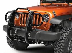 Black Horse Off Road - Black Horse 17JPJLMA Black Grille Guard for Jeep Gladiator & Wrangler JL - Image 2