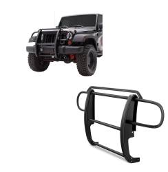 Black Horse Off Road - Black Horse 17JPWRMA Black Grille Guard for 07-17 Jeep Wrangler - Image 1