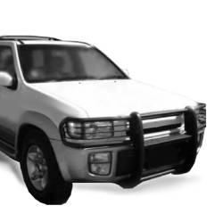 Black Horse Off Road - Black Horse 17NE23MA Black Grille Guard for QX4/Pathfinder - Image 2