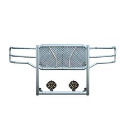 Black Horse Off Road - Black Horse RU-GMSI15-B-PLB HD Grille Guard w/7.0" LED's for Sierra 2500HD/3500 - Image 1