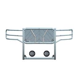 Black Horse Off Road - Black Horse RU-GMSI15-B-PLFB HD Grille Guard w/5.3" LED for Sierra 2500HD/3500 - Image 1