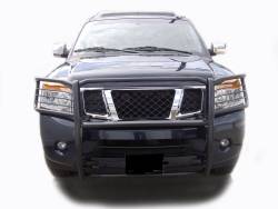 Black Horse Off Road - Black Horse 17NR26MA Black Grille Guard for Nissan Armada & Titan - Image 2