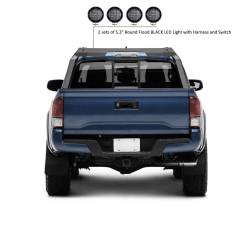 Black Horse Off Road - Black Horse RB-AR3B-PLFB Armour Roll Bar w/5.3" LED for Colorado/Canyon/Tacoma - Image 1