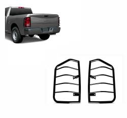 Black Horse Off Road - Black Horse 7DGRMA Black Taillight Guards for 09-10 Dodge RAM 1500/2500/3500 - Image 1