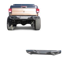 Black Horse Off Road - Black Horse ARB-JG20 Armour HD Black Rear Bumper for 20-25 Jeep Gladiator - Image 1