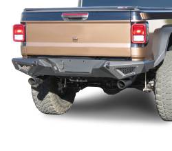 Black Horse Off Road - Black Horse ARB-JG20 Armour HD Black Rear Bumper for 20-25 Jeep Gladiator - Image 2