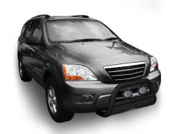 Black Horse Off Road - Black Horse CBB-KIB1601SP-PLFB Bull Bar Kit 5.3" LED's for 03-05 Kia Sorento - Image 1