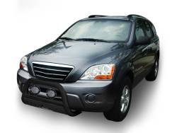 Black Horse Off Road - Black Horse CBB-KIB1601SP-PLFB Bull Bar Kit 5.3" LED's for 03-05 Kia Sorento - Image 2