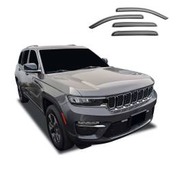 Black Horse Off Road - Black Horse 144334 Rain Guards for 22-25 Jeep Grand Cherokee 4Pc - Image 2