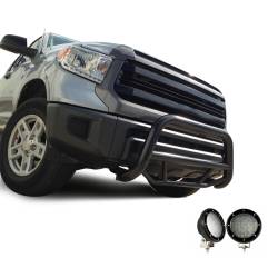 Black Horse Off Road - Black Horse MBB-TOD1009-PLFB Max Bull Bar Kit w/5.3" LED's for 07-21 Tundra - Image 1