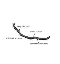Black Horse Off Road - Black Horse 8KISOA Black Rear Bumper Guard for 11-13 Kia Sorento - Image 2