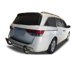Black Horse Off Road - Black Horse 8HO1SS Rear Bumper Guard Stainless Steel for 05-17 Honda Odyssey - Image 1