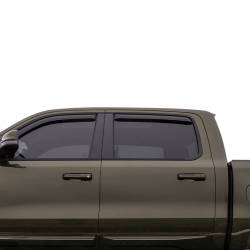 Black Horse Off Road - Black Horse 1494788IN Rain Guard/Deflectors 22-24 Frontier Crew Cab Smoke 4Pc - Image 2