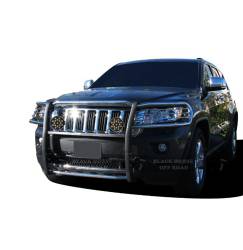 Black Horse Off Road - Black Horse 17A080202MSS-PLB SS Grille Guard w/LED for 11-21 Jeep Grand Cherokee - Image 2