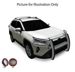 Black Horse Off Road - Black Horse 17A093904MSS-PLFR SS Grille Guard w/LED for 19-24 Toyota RAV4 - Image 2