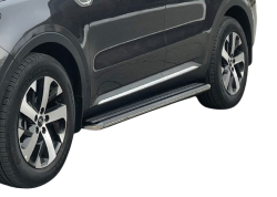 Black Horse Off Road - Black Horse EX-M167 Black Exceed Running Boards 13-19 Mitsubishi Outlander - Image 2