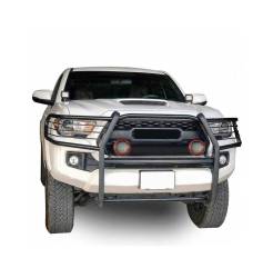 Black Horse Off Road - Black Horse 17A096402MA-PLFR Black Grille Guard w/LED for 16-23 Toyota Tacoma - Image 2