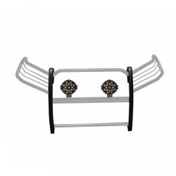 Black Horse Off Road - Black Horse 17A093904MSS-PLB SS Grille Guard w/LED for 19-24 Toyota RAV4 - Image 1