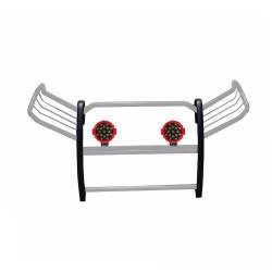 Black Horse Off Road - Black Horse 17A093904MSS-PLR SS Grille Guard w/LED for 19-24 Toyota RAV4 - Image 1
