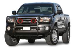 Black Horse Off Road - Black Horse 17A096400MA-PLR Black Grille Guard w/LED for 05-15 Toyota Tacoma - Image 2