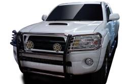 Black Horse Off Road - Black Horse 17A096400MSS-PLB SS Grille Guard w/LED for 05-15 Toyota Tacoma - Image 2