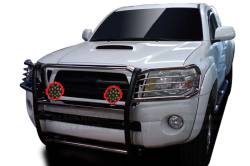 Black Horse Off Road - Black Horse 17A096400MSS-PLR SS Grille Guard w/LED for 05-15 Toyota Tacoma - Image 2