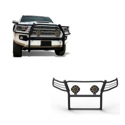 Black Horse Off Road - Black Horse 17A096402MA-PLB Black Grille Guard w/LED for 16-23 Toyota Tacoma - Image 1