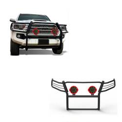 Black Horse Off Road - Black Horse 17A096402MA-PLR Black Grille Guard w/LED for 16-23 Toyota Tacoma - Image 1