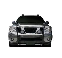 Black Horse Off Road - Black Horse 17A110200MSS-PLFB SS Grille Guard w/LED for Frontier/Pathfinder - Image 2