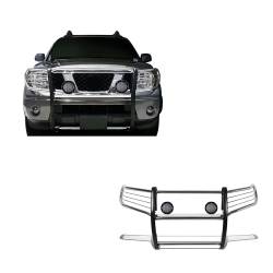 Black Horse Off Road - Black Horse 17A110200MSS-PLFB SS Grille Guard w/LED for Frontier/Pathfinder - Image 1