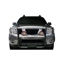 Black Horse Off Road - Black Horse 17A110200MSS-PLFR SS Grille Guard w/LED for Frontier/Pathfinder - Image 2