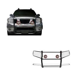 Black Horse Off Road - Black Horse 17A110200MSS-PLFR SS Grille Guard w/LED for Frontier/Pathfinder - Image 1